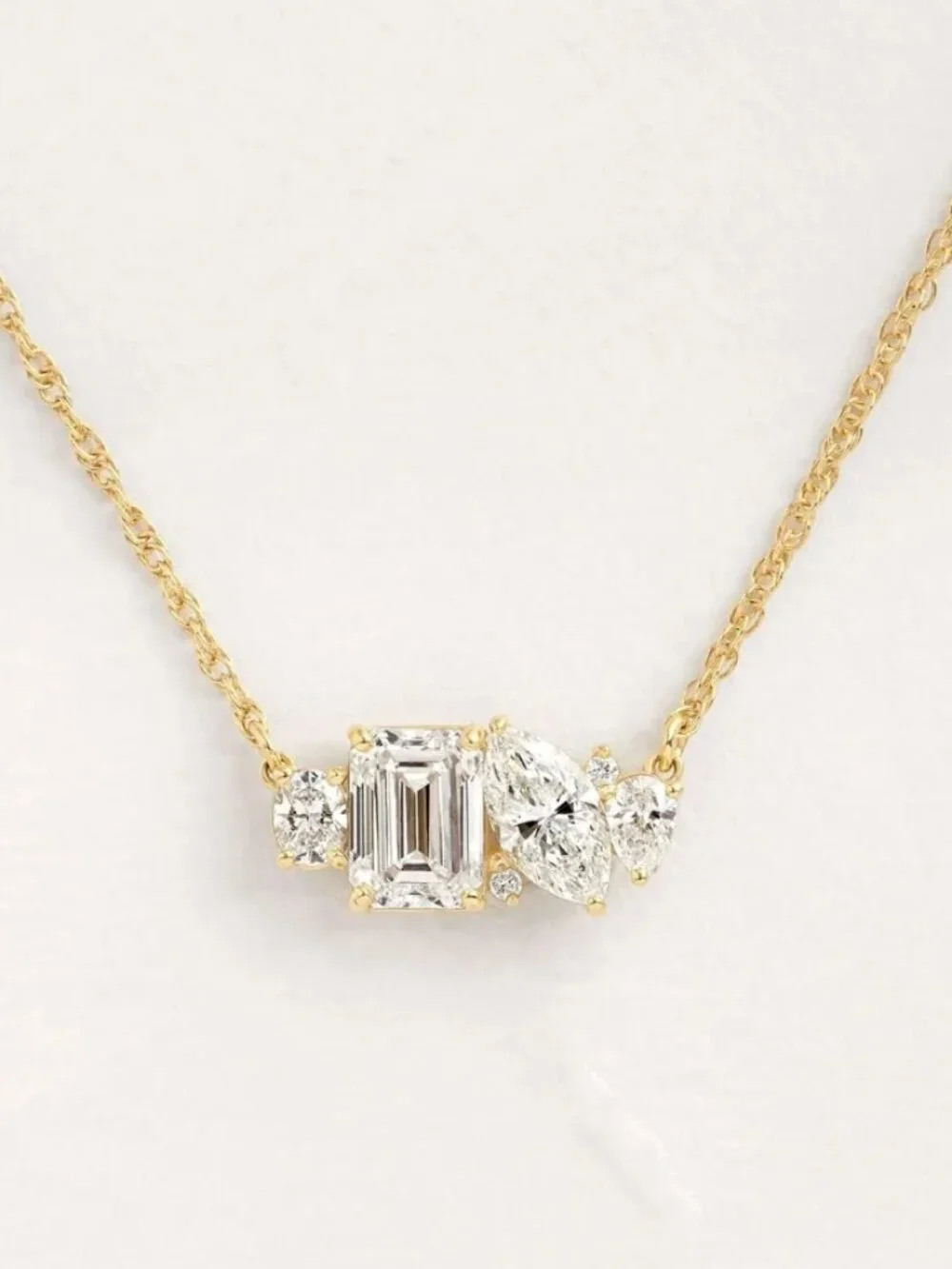 Birthstone pendant necklace